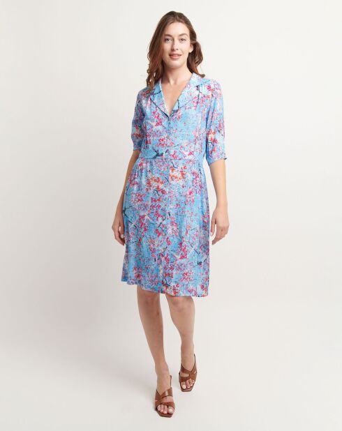 Blaues Kirschkleid Ridil