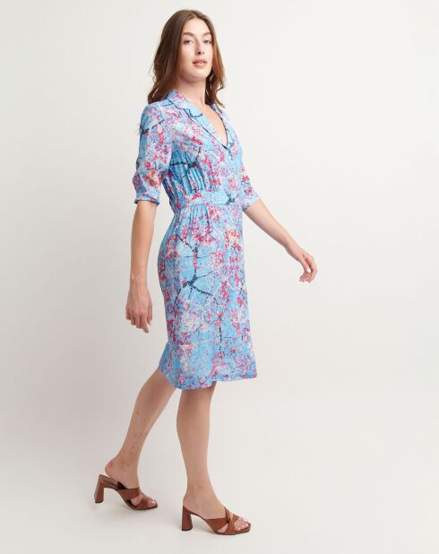 Blaues Kirschkleid Ridil