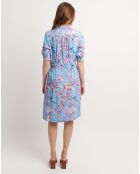 Blaues Kirschkleid Ridil