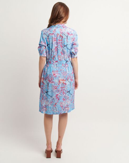 Blaues Kirschkleid Ridil