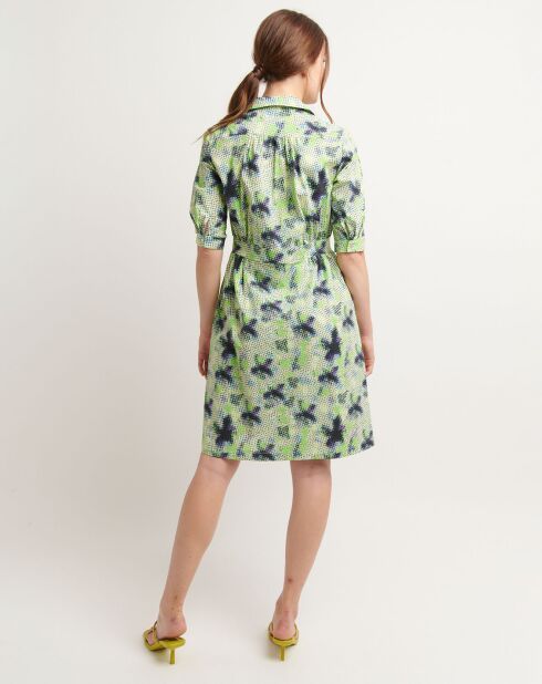 Ridil Dots groene hemdjurk