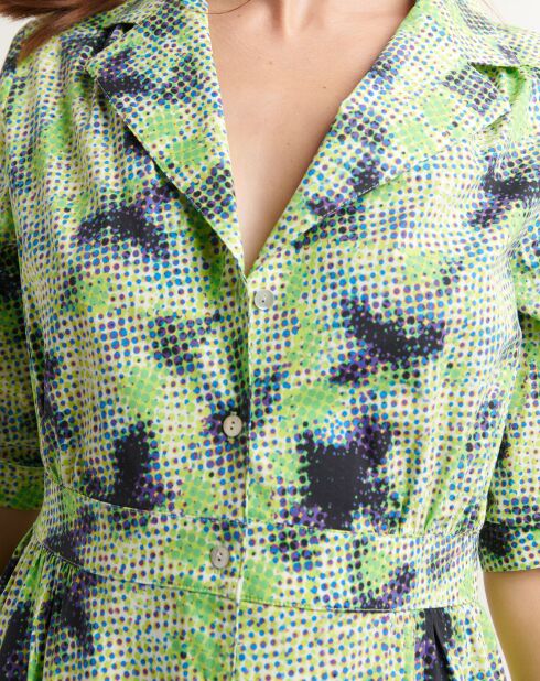 Ridil Dots groene hemdjurk