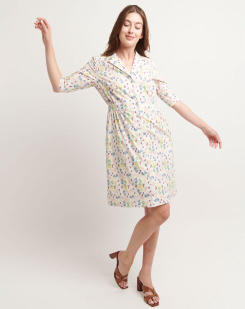 Meerkleurige Ridil Mini-jurk