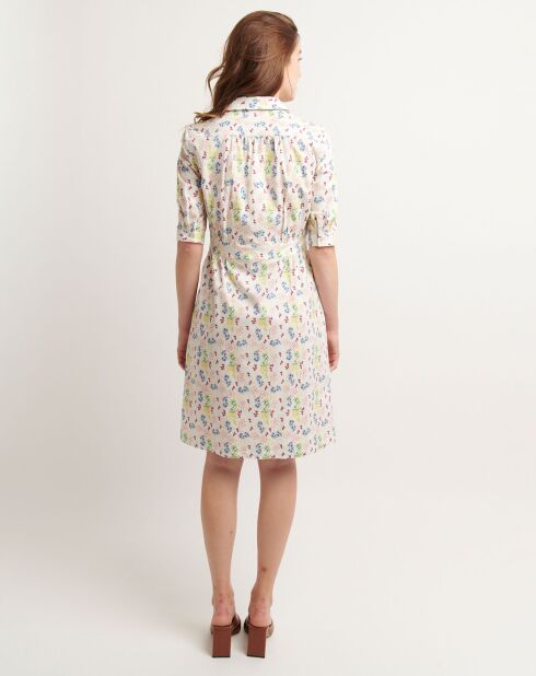 Meerkleurige Ridil Mini-jurk