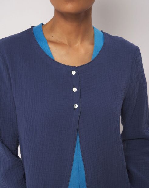 Gilet Testi Uni indigo