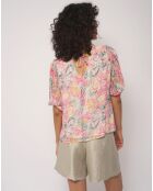 Blusa rosa bordada Tiage