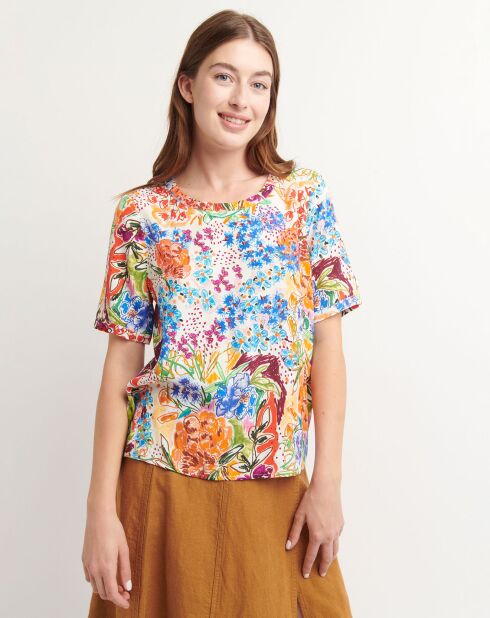 Blusa multicolor Topsi Garden