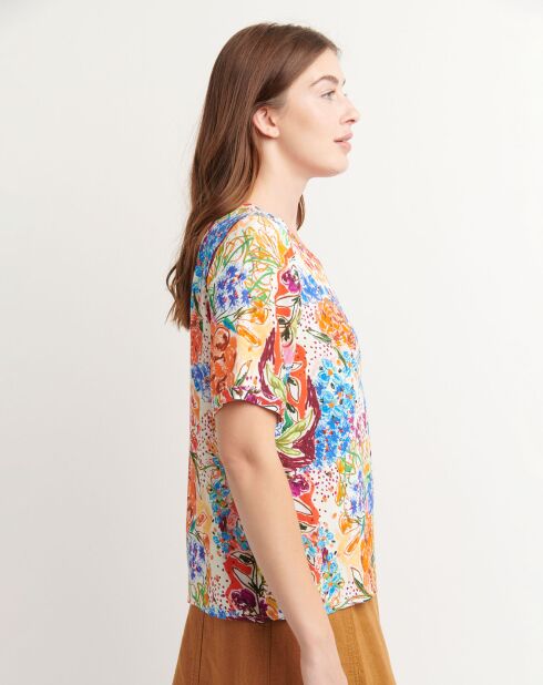 Blusa multicolor Topsi Garden