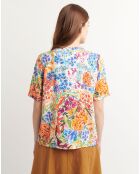 Blusa multicolor Topsi Garden