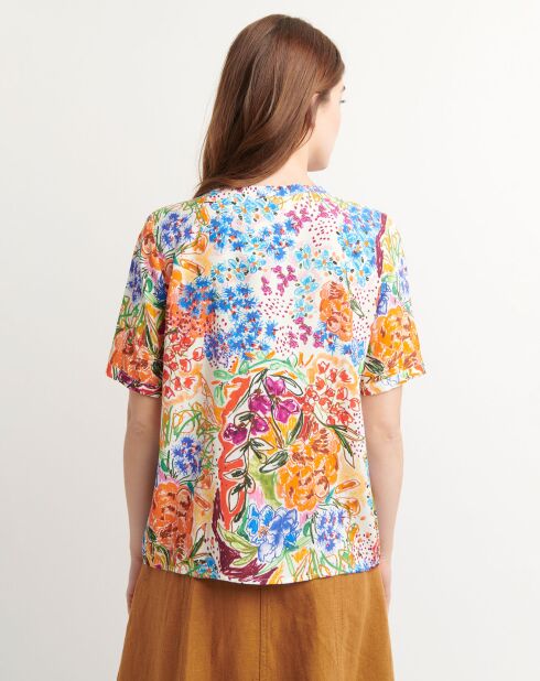 Blusa multicolor Topsi Garden