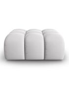 Pouf Velours Piki gris - 90x87x40 cm