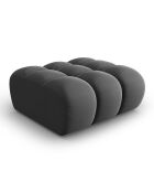 Pouf Velours Piki gris - 90x87x40 cm