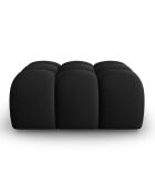 Pouf Velours Piki noir - 90x87x40 cm