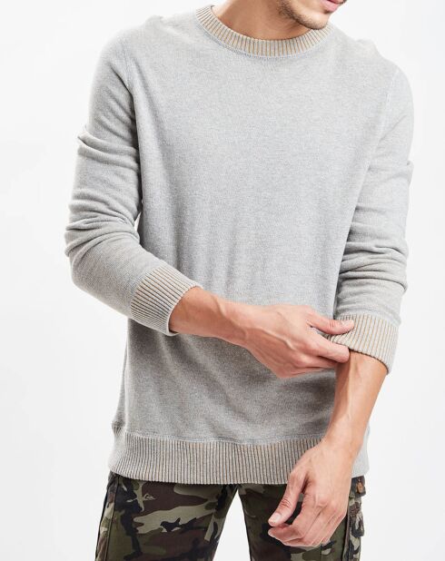 Pull Seto Sea gris clair