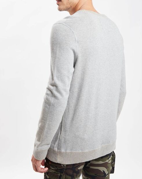 Pull Seto Sea gris clair