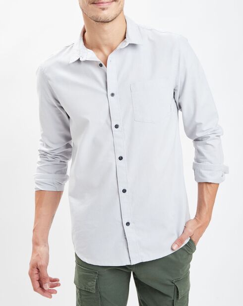 Chemise droite Straight Up gris clair