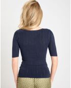 Top en maille Lila marine