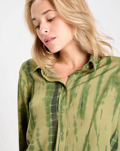 Camicia Jana verde oliva