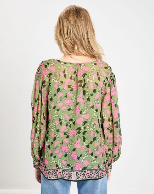 Camisa Theoxane Frieze