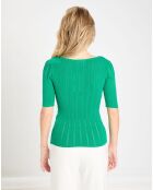 Top en maille Lila vert