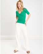 Top en maille Lila vert