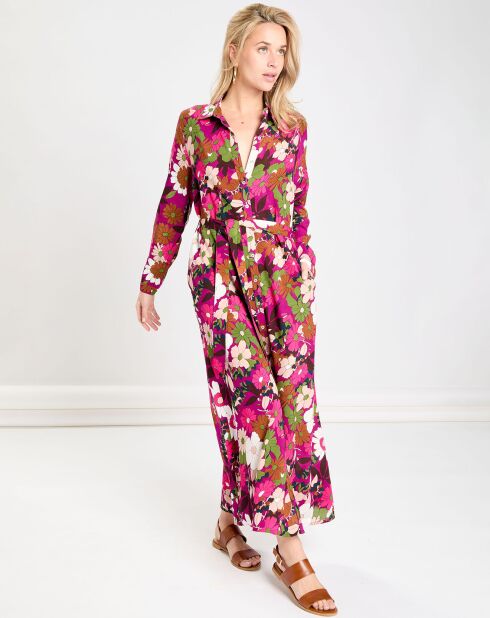 Robe longue Briaga fleurs