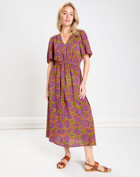 Robe midi Jada fleurs