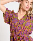 Robe midi Jada fleurs