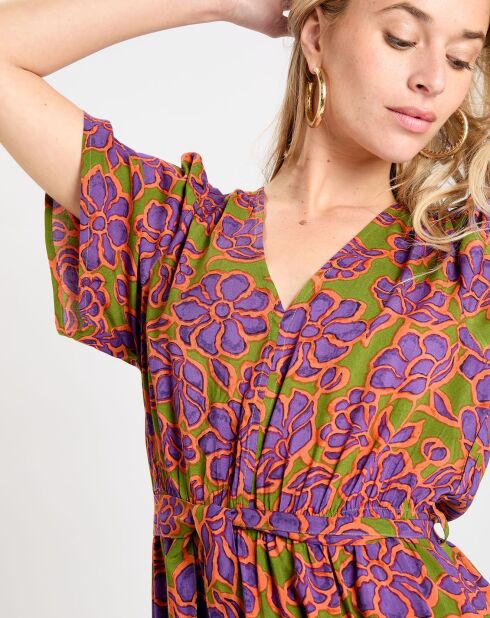 Robe midi Jada fleurs