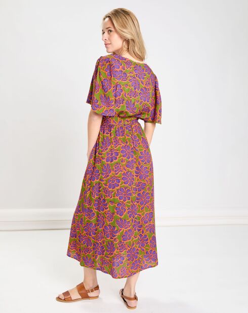 Robe midi Jada fleurs