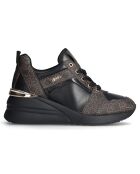 Sneakers Alyssa marron/noir