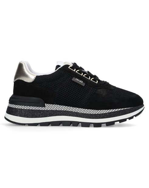 Sneakers en Cuir Victoire noires