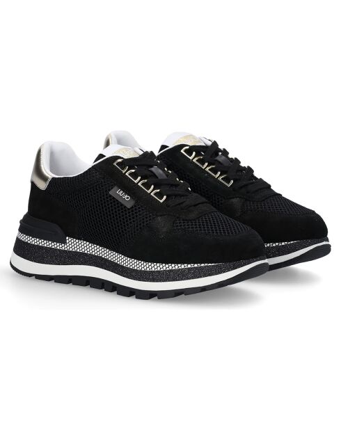 Sneakers en Cuir Victoire noires