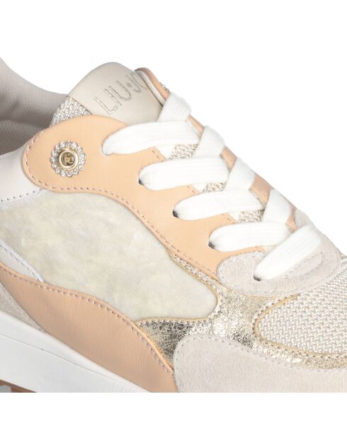 Sneakers en Cuir Lolo beiges