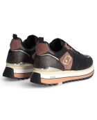 Sneakers en Cuir Mahaut noir/marron