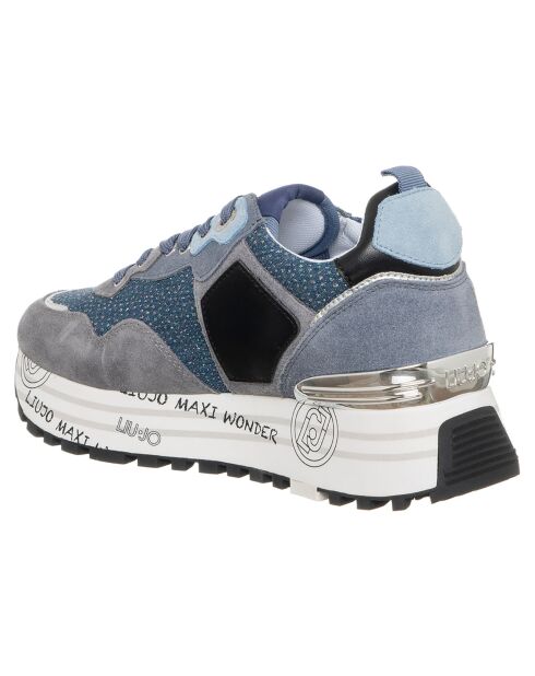 Sneakers en Cuir Mahaut jean
