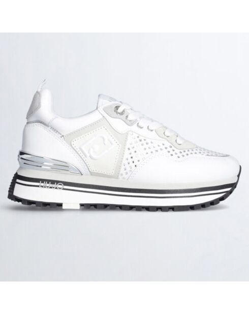 Sneakers en Cuir Mahaut blanches