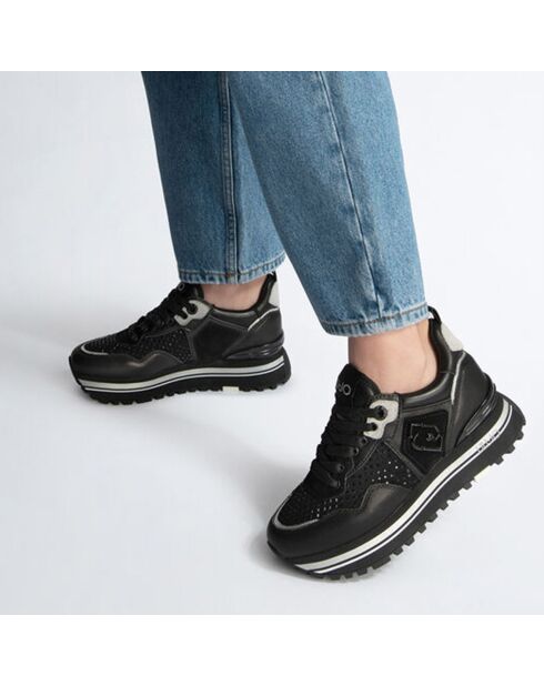 Sneakers en Cuir Mahaut noires