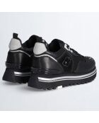 Sneakers en Cuir Mahaut noires