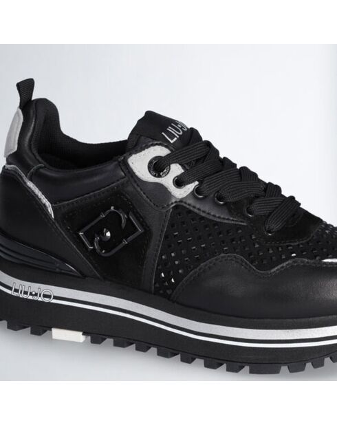 Sneakers en Cuir Mahaut noires