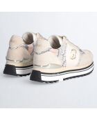 Sneakers en Cuir Rym beiges