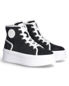Sneakers Maora noir/blanc - Talon 5 cm