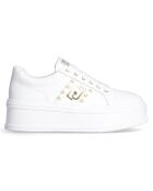 Sneakers en Cuir Marine blanches