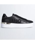 Sneakers en Cuir Silvia noires