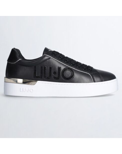 Sneakers en Cuir Silvia noires