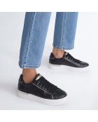 Sneakers en Cuir Silvia noires