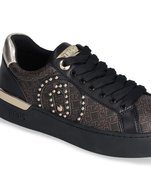 Sneakers Ilona marron/noir