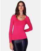 Top Cassy cerise