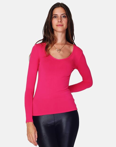 Top Cassy cerise