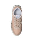 Sneakers en Cuir Lena roses